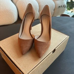 Mango Suede Heels